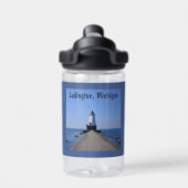Ludington Lighthouse Trinkflasche (Rückseite)