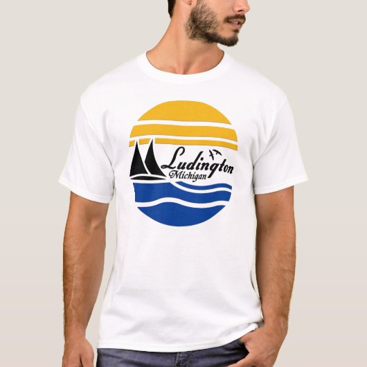Ludington Michigan 2 T-Shirt (Vorderseite)