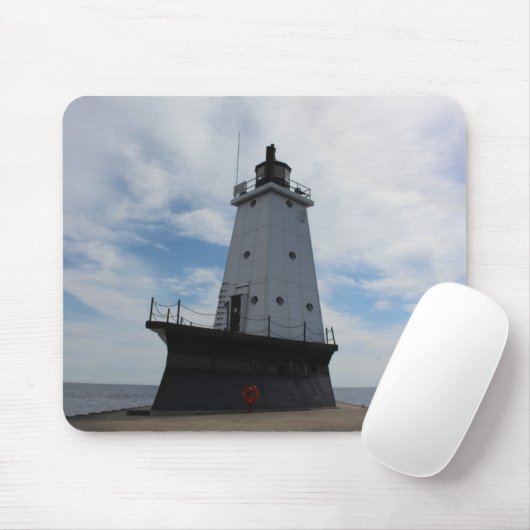Ludington Michigan Lighthouse mousepad (Mit Mouse)