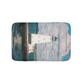 Ludington North Breakwater Light Bade Badematte (Vorderseite)