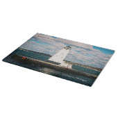 Ludington North Breakwater Light Schneide Schneidebrett (Ecke)