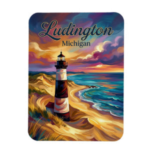Ludington Park Michigan Magnet