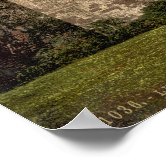 Ludlow Castle II, Shropshire, England Poster (Ecke)