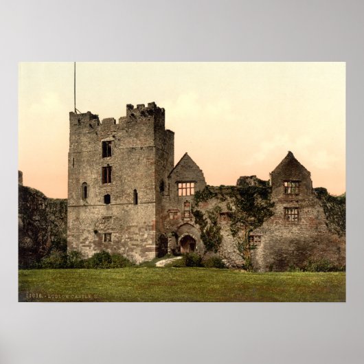 Ludlow Castle II, Shropshire, England Poster (Vorne)