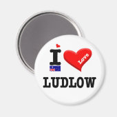 LUDLOW - I-Liebe Magnet (Vorderseite/Rückseite)
