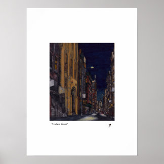 "Ludlow Street", limitierte Auflage, Druck (50) Poster