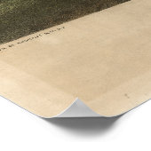 Ludlow Vermont 1859 Antique Panoramabalkarte Poster (Ecke)