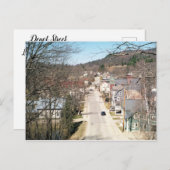 Ludlow, Vermont- Depot Street Postkarte (Vorne/Hinten)