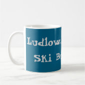 Ludlow, VT Ski Bum (Green Mountain Vermont Skiing) Kaffeetasse (Links)