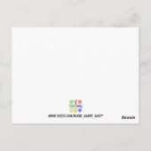 Ludo Classic Board Game Postkarte (Rückseite)