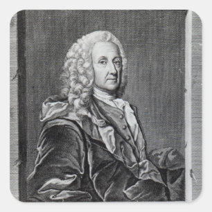 Ludvig Holberg Quadratischer Aufkleber