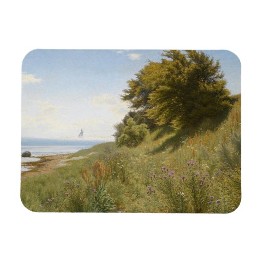 Ludvig Kabell - Sommertag am Meer Magnet (Horizontal)