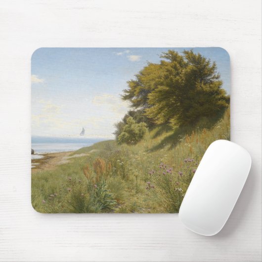 Ludvig Kabell - Sommertag am Meer Mousepad (Mit Mouse)