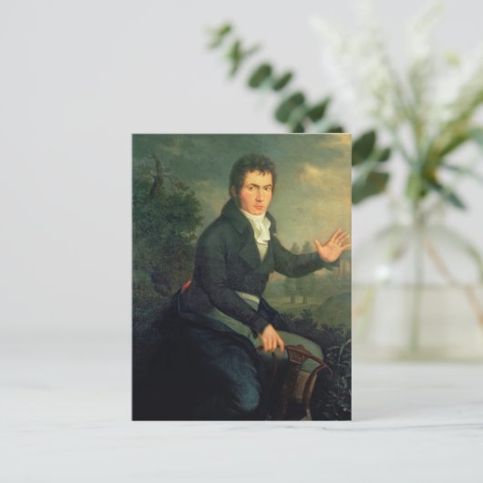 Ludvig van Beethoven , 1804 Postkarte (Stehend Vorderseite)