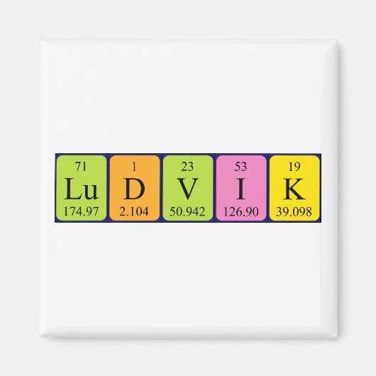 Ludvik Periodenmagnet Magnet (Vorne)