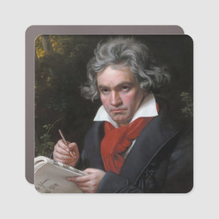 Ludwig Beethoven Symphony Classic Music Composer Auto Magnet