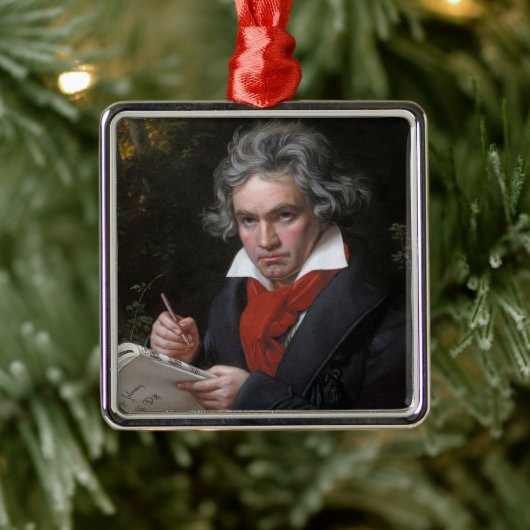 Ludwig Beethoven Symphony Classic Music Composer Ornament Aus Metall (Baum)
