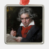 Ludwig Beethoven Symphony Classic Music Composer Ornament Aus Metall (Vorne)
