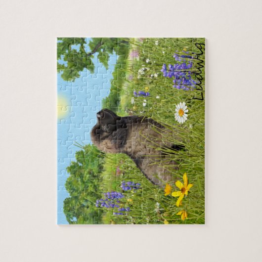 Ludwig das Leonberger Welpen-Puzzlespiel Puzzle (Vertikal)