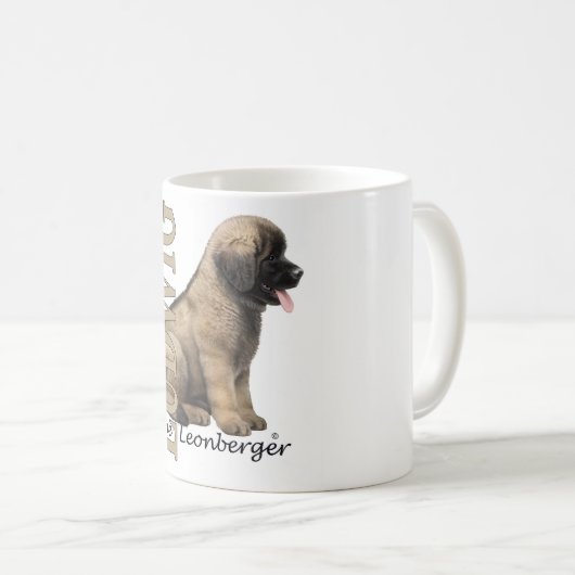 Ludwig die Leonberger Welpen-Tassen Kaffeetasse (VorderseiteRechts)