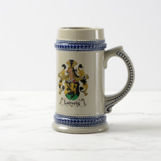 Ludwig-Familienwappen Bierglas