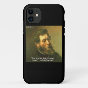 Ludwig Feurbach & Atheist Zitat iPhone 5 Hülle