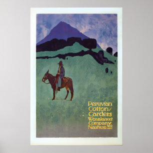 Ludwig Hohlwein Peruanische Baumwolle Kardierer Po Poster