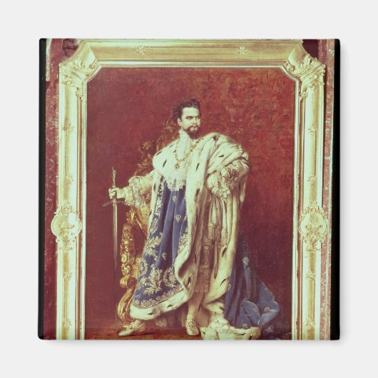 Ludwig II 1887 Magnet (Vorne)