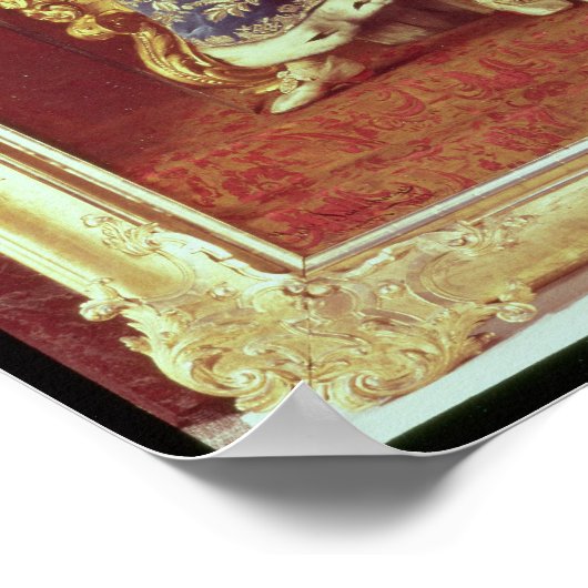 Ludwig II 1887 Poster (Ecke)