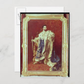 Ludwig II 1887 Postkarte (Vorne/Hinten)
