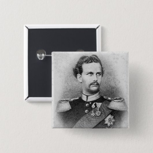Ludwig II von Bayern Button (Vorne & Hinten)