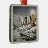 Ludwig II von Bayern Sleighing nachts Ornament Aus Metall (Rechts)