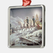 Ludwig II von Bayern Sleighing nachts Ornament Aus Metall (Links)