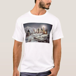 Ludwig II von Bayern Sleighing nachts T-Shirt