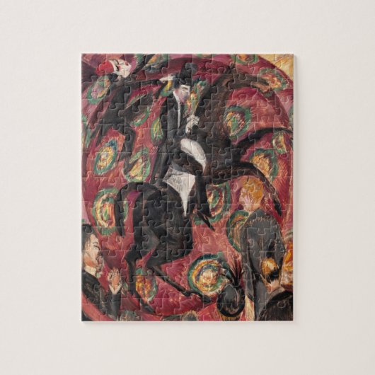 Ludwig Kirchner Circus Rider, Tänzer mit Castanet Puzzle (Vertikal)