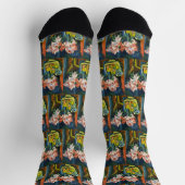 Ludwig Kirchner Pink Roses Expressionist Classic Socken (Oben)