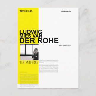 Ludwig Mies Van Der Rohe Postkarte