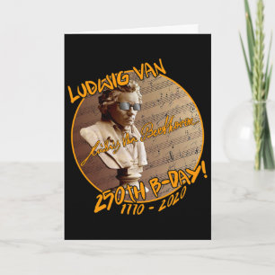 Ludwig Van 250. Geburtstag!, Beethovens Geburtstag Karte