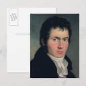 Ludwig van Beethoven , 1804 Postkarte (Vorne/Hinten)