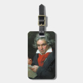 Ludwig van Beethoven, 1820 Gepäckanhänger (Vorderseite vertikal)