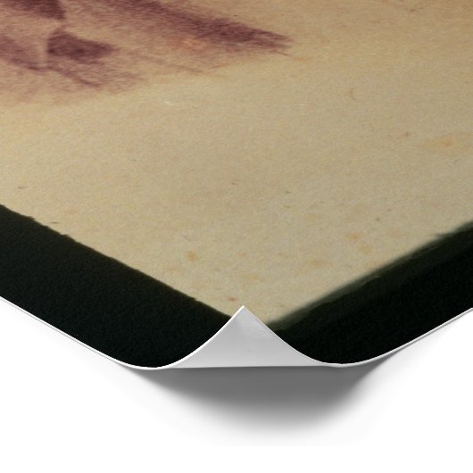 Ludwig van Beethoven , 1824 Poster (Ecke)