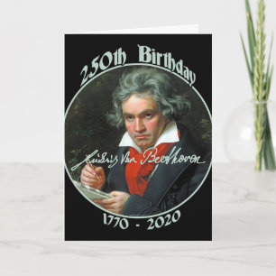 Ludwig Van Beethoven 250. Geburtstag (pt)  Karte