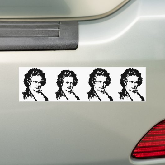 Ludwig van Beethoven Autoaufkleber (Auf Auto)