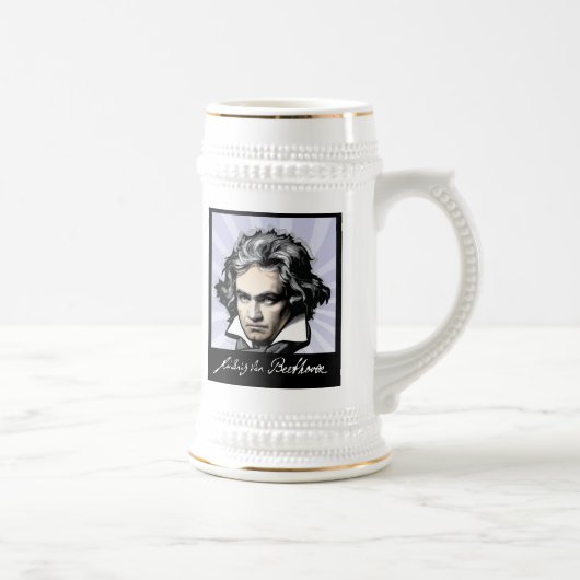Ludwig van Beethoven Bierglas (Rechts)