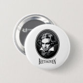 Ludwig van Beethoven Button (Vorne & Hinten)