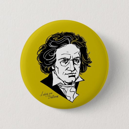 Ludwig van Beethoven Button (Vorderseite)