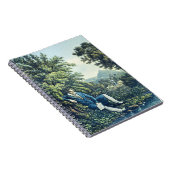 Ludwig van Beethoven durch einen Fluss (farbiges Notizblock (Rechte Seite)