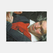 Ludwig Van Beethoven Fleecedecke (Vorderseite (Horizontal))