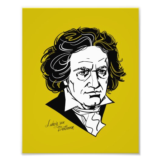 Ludwig van Beethoven Fotodruck (Vorne)