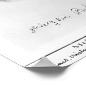 Ludwig van Beethoven & Francois-Antoine Habeneck Poster (Ecke)